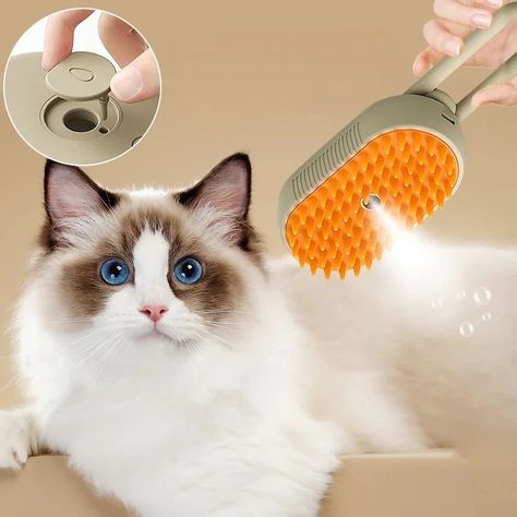 Brosse à vapeur pour chat et chien